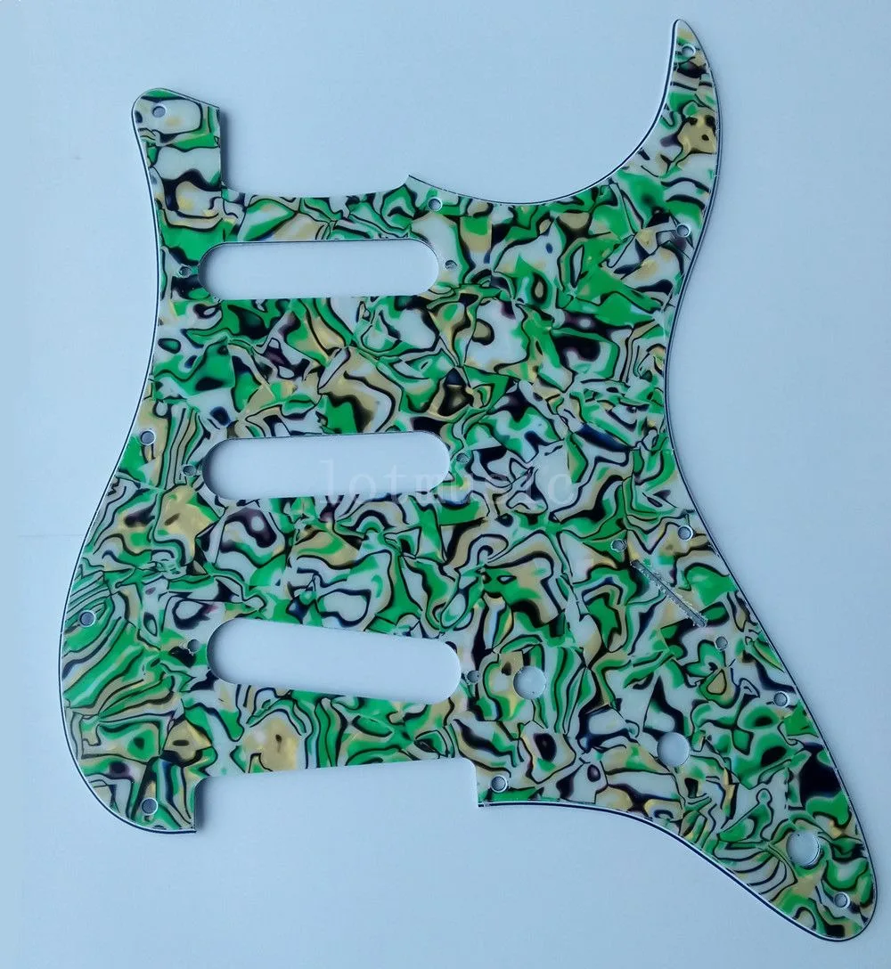 2 шт. Новый 3 слойный зеленый корпус маркер для Fender ST Strat Гитара Замена|shell pickguard|st