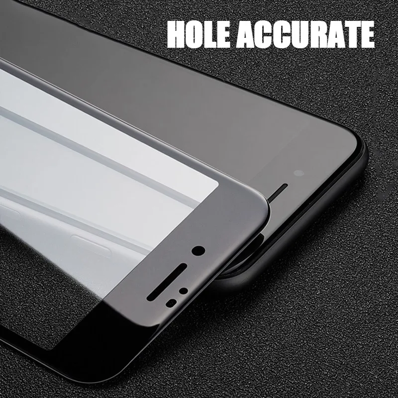 TOMKAS 5D Glass For iPhone 7 7 Plus Glass Tempered Screen Protector Front Film For iPhone 6 6S 8 Plus X 10 Screen Protector