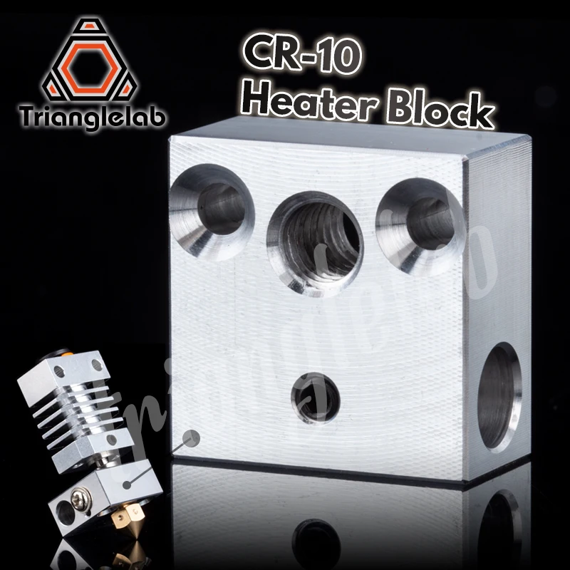 Trianglelab высококачественный Швейцарский блок CR10 с подогревом для Swiss hotend mk8 mk9