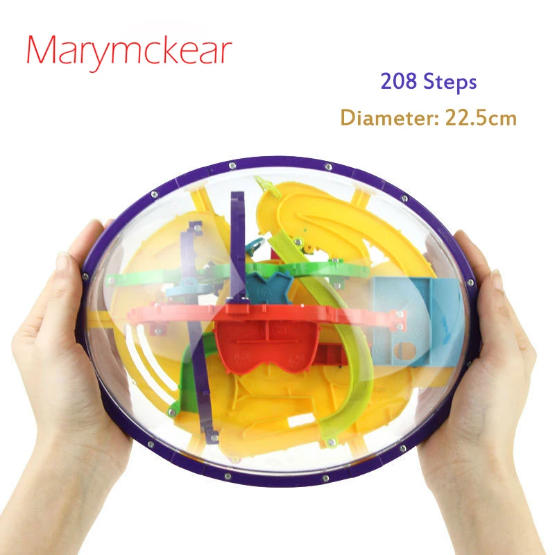 3D магический лабиринт шар из плексигласа интеллект мяч Развивающие игрушки
