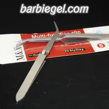 1 шт. x многофункциональные маникюрные дизайнерские зажимы для ногтей из нержавеющей стали Пинчер фиксирующие щипчики для акриловый гель для ногтей советы X пинцеты