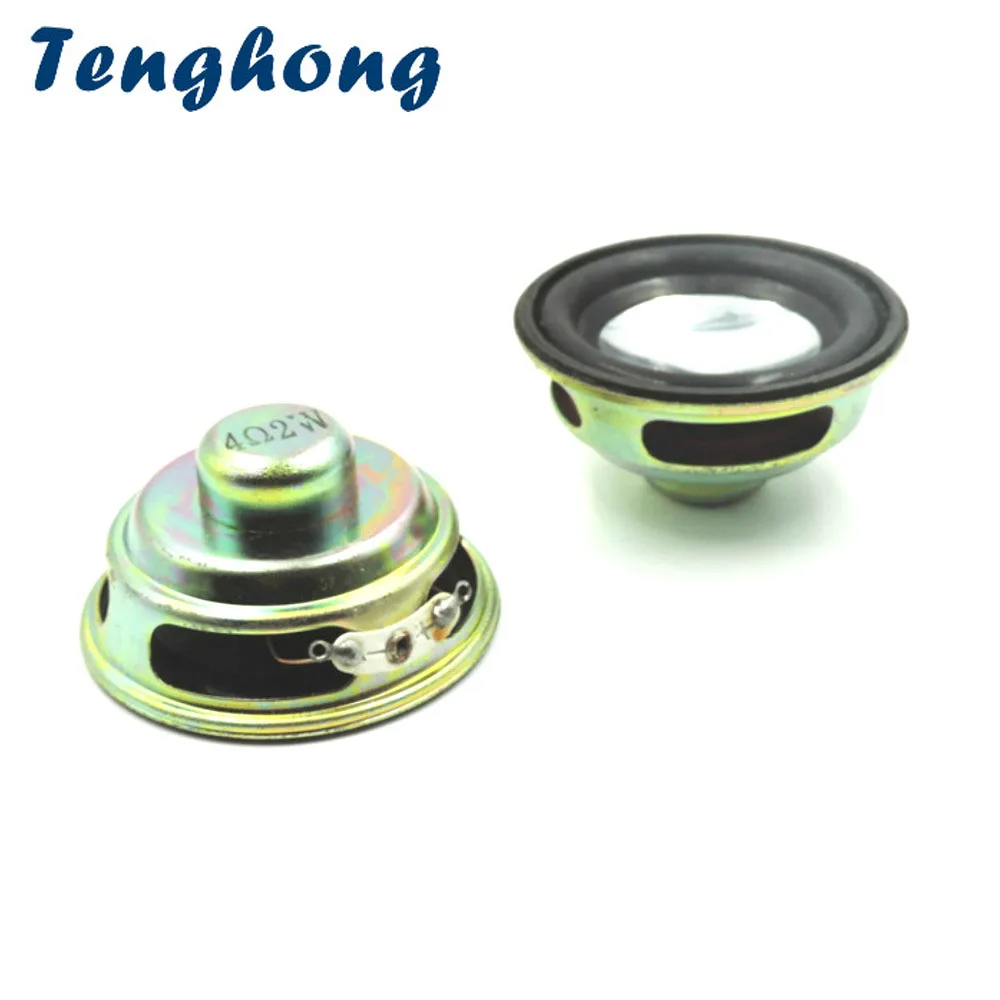 

Tenghong 2pcs 2 Inch Mini Audio Speaker Full Range 4Ohm 2W 52mm Bottom Pot Column Speaker Multimedia Loudspeakers For Home Audio