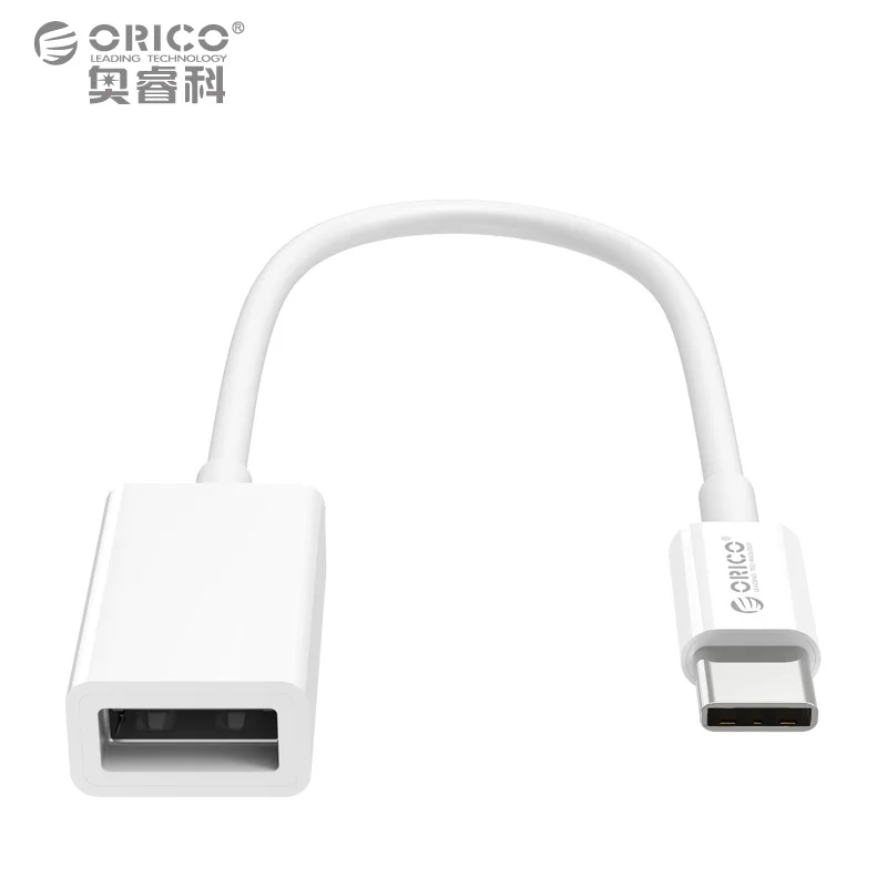 

ORICO CT2 Type-C OTG Adapter to USB2.0 Data Cable 10/15/25/50 cm for MacBook Extended U Disk Mouse -White