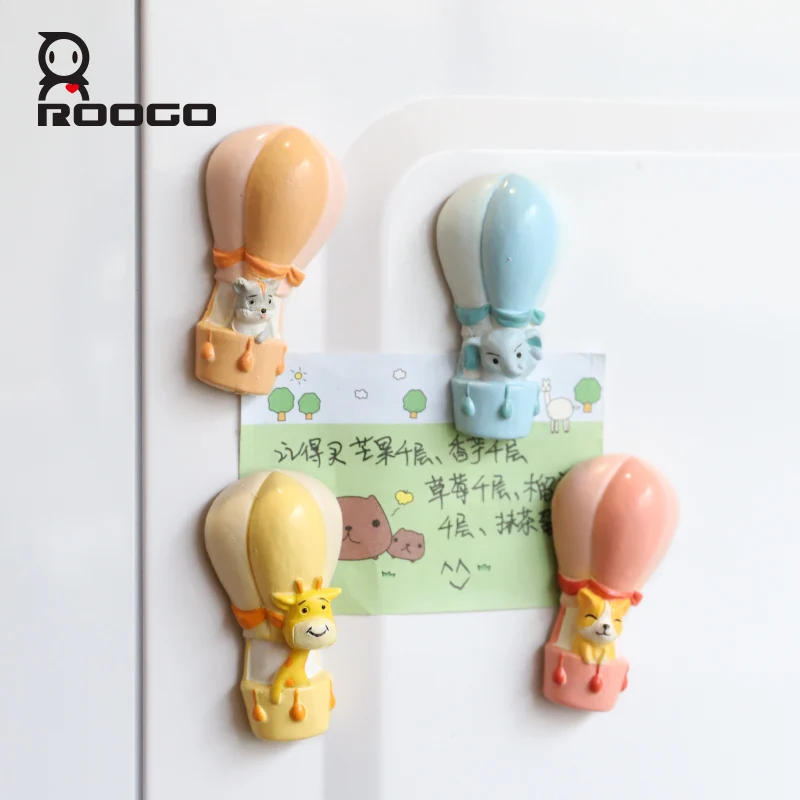 Roogo 3D магнит на холодильник из смолы воздушный шар магниты для холодильников
