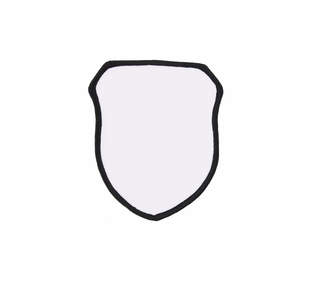

100pcs Sublimation heat transfer for trendy elements simple and personalized in high quality signature style Fabric Badge Shield