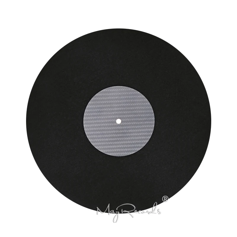  Alfombrilla LP de fibra de carbono de 12 ''de alta calidad para tocadiscos accesorios para tocadisc