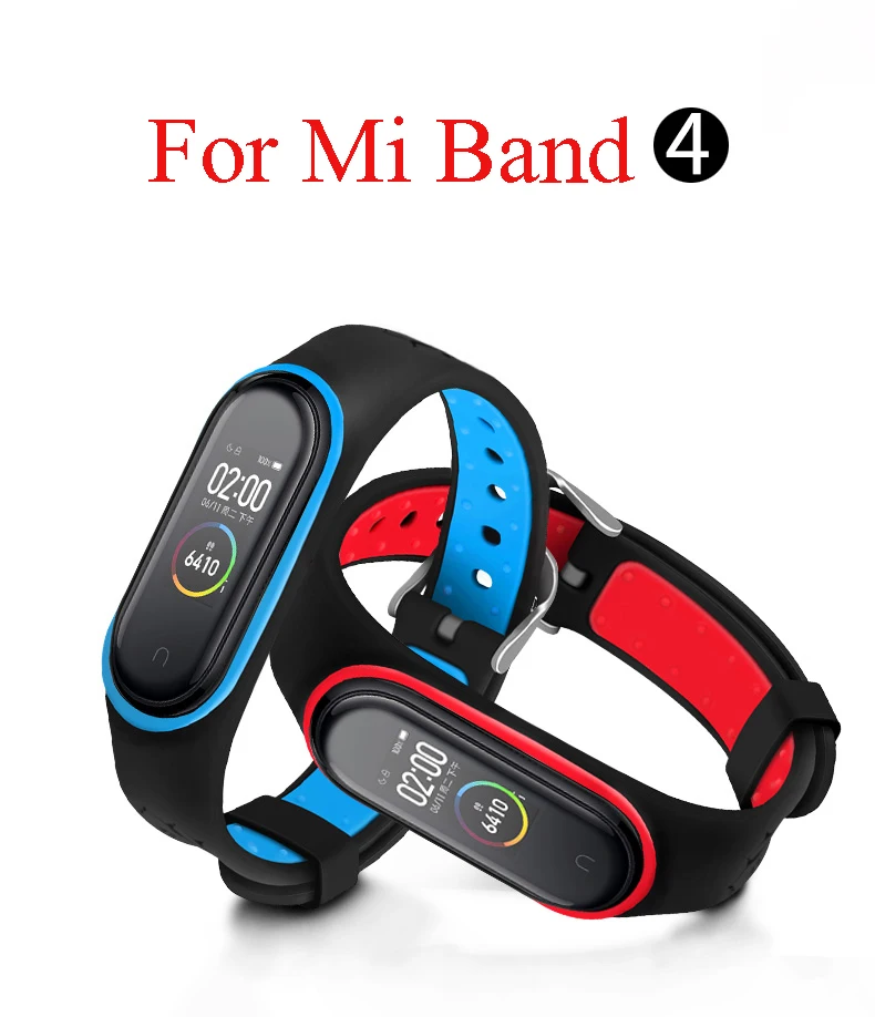 Силиконовый ремешок для mi Band 3 4 nfc ремешок для Xiaomi mi band 3 спортивный силиконовый браслет mi band 4 3 Смарт-часы браслет