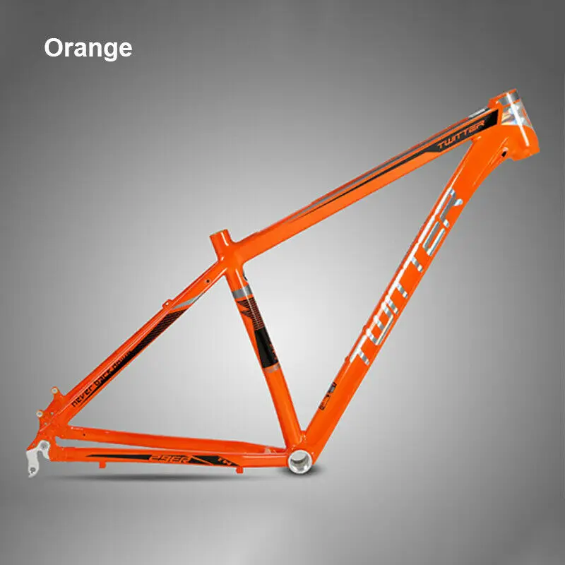 Excellent TWITTER  26/27.5er Mountain Bike Frame 15.5/17" Aluminum Alloy Straight Tube 44mm Frameset Bicycle Frameset Laser 0