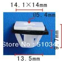 100 шт. клипы Тело Сторона Литье клип с sealer чехол для Hyundai Elantra и Sonata 87756-3d000 2002-на