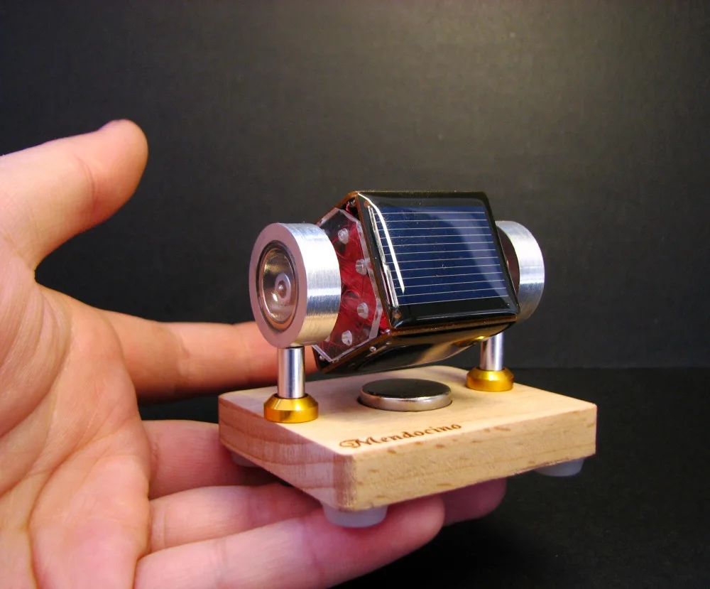 Крошечная Магнитная подвеска Mendocino, игрушка на солнечной батарее, научная физика, игрушки, снижающие давление, EDC игрушка