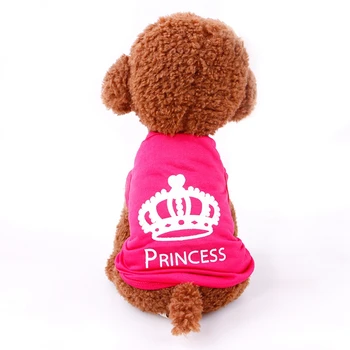 

Crown Dog Clothes Soft Princess Clothing For Dog Summer Dog Costume Chihuahua Yorkshire Terrier