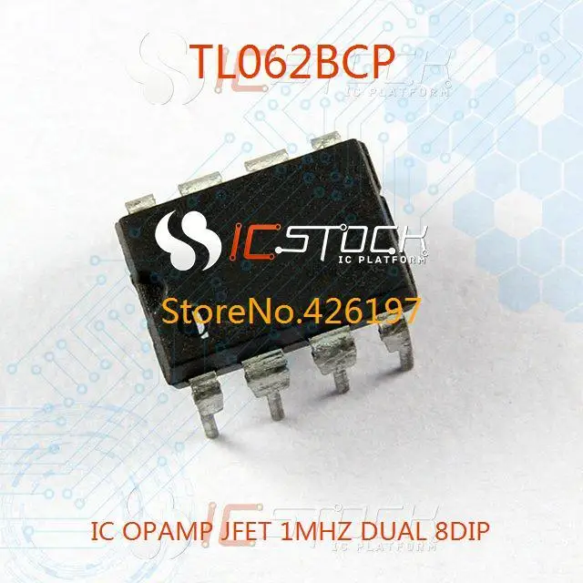 Free Shipping TL062BCP IC OPAMP JFET 1MHZ DUAL 8DIP 062 TL062 3PCS |