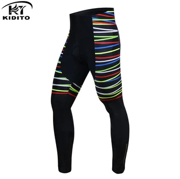 

KIDITOKT 2020 Pro Shockproof Cycling Pants Autumn Cycling Tights With 3D Gel Padded MTB Bicycle Pants Bike Cycling Trousers Mans