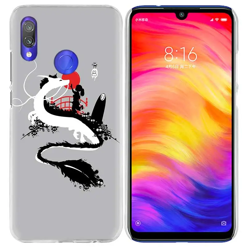 Жесткий чехол для телефона Studio Ghibli Spirited Totoro для Xiao mi Red mi Go Note 7 6 6A Pro S2 5 5A 4X mi A1 A2 9 mi x 3 5G 8 lite F1 - Цвет: 08