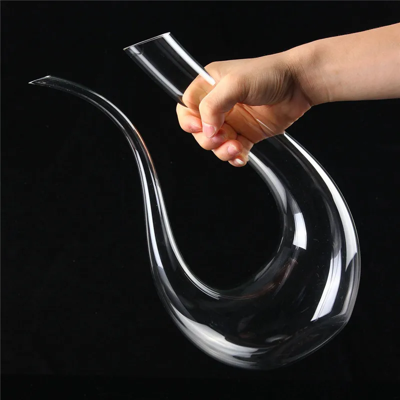 Crystal Glass Horn Red Wine Wine Pourer Wine Container Champagne Drinking Glasses Gift