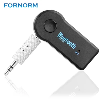 

FORNORM Universal Wireless 3.5mm Bluetooth Receiver Music Audio Receiver Speaker Headphone Adapter Aux Receptor Music Adapter