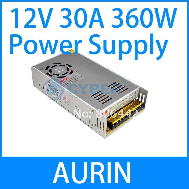 

360W 30A Switching Power Supply ,220V/110V AC input,12V output