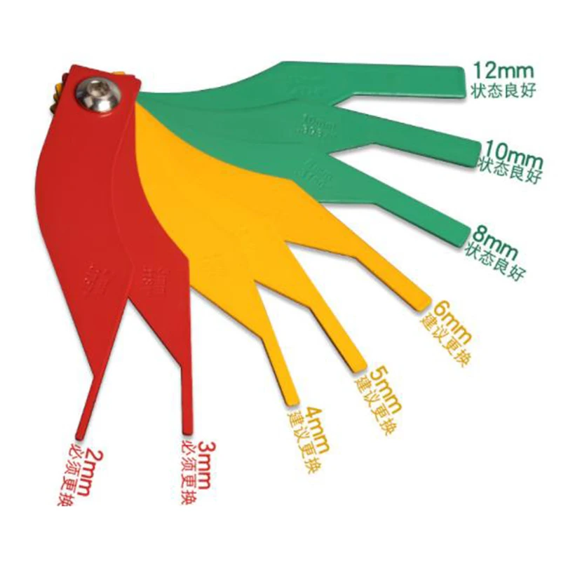 Тормозная колодка автомобиля весы/толщиномер/измерительный прибор износ измерительный инструмент автомобильный инструмент защиты feeler детектор
