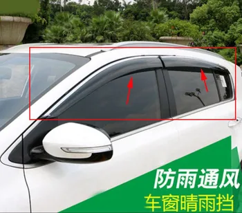 

4 PCs. car covers for the car Window rain shelter shield cover ABS sunshield suitable 2016-2018 new KIA Sportage KX5 automo