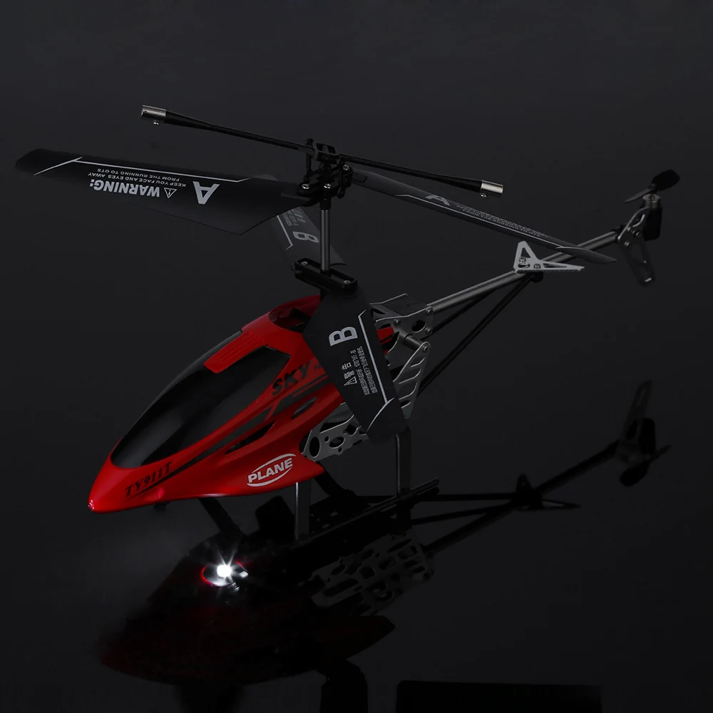 Flytec TY911T 3.5CH Metal RC Helicopter Model with Gyroscope Mini Drone Remote Control RC Drone Aircraft Kids RC Toy Gifts (9)