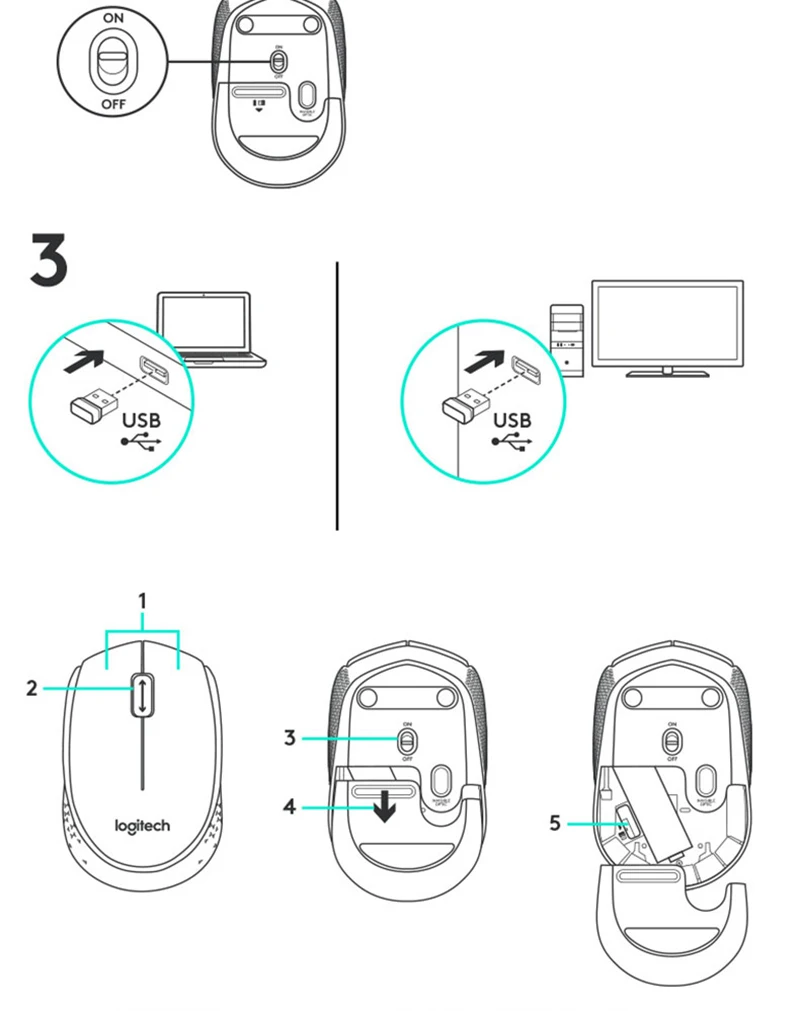 Беспроводная мышь logitech M170 2,4 ГГц с оптической мышью 1000 dpi для ПК/ноутбука, игровая мышь для офиса и дома