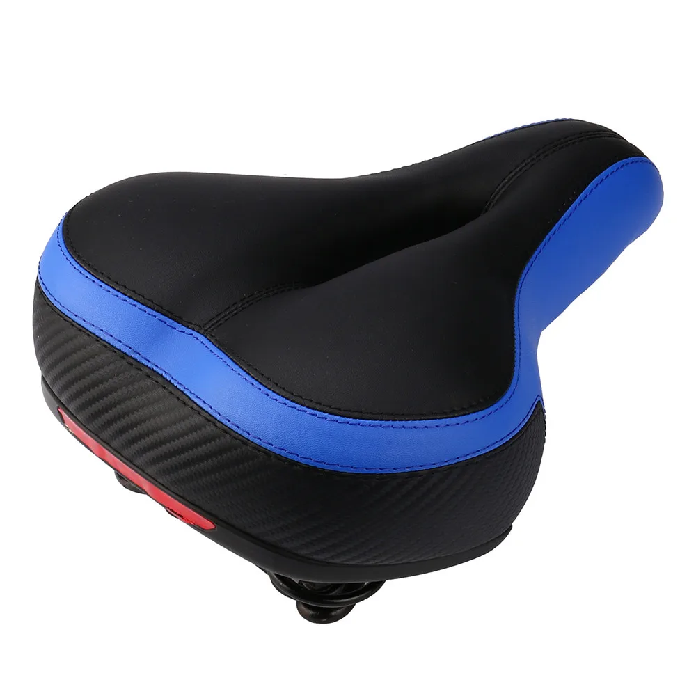 Wide Big BUM Bike Bicycle Cruiser Comfort Sporty Soft Pad Saddle Seat Black