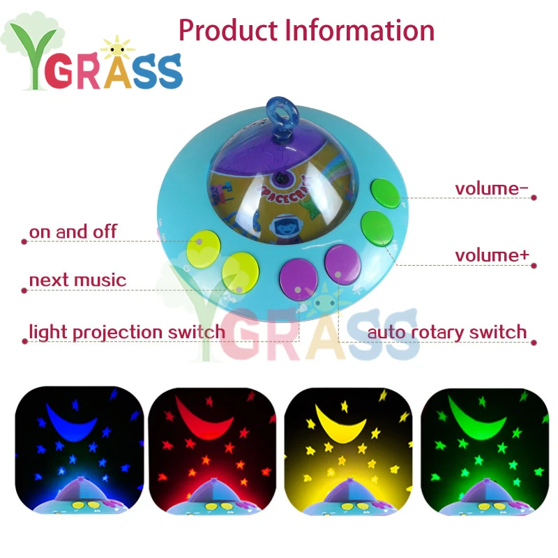 Baby Toys 0-12 Months Crib Mobile Musical Remote Bed Bell With Animal Rattles Projection Cartoon Educational Kids Toy Baby Toys 0-12 Months Crib Mobile Musical Remote Bed Bell With Animal Rattles Projection Cartoon Educational Kids Toy