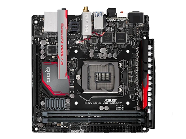  ASUS MAXIMUS VIII IMPACT M8I ITX Motherboard Z170 1151 DDR4 used 90%new