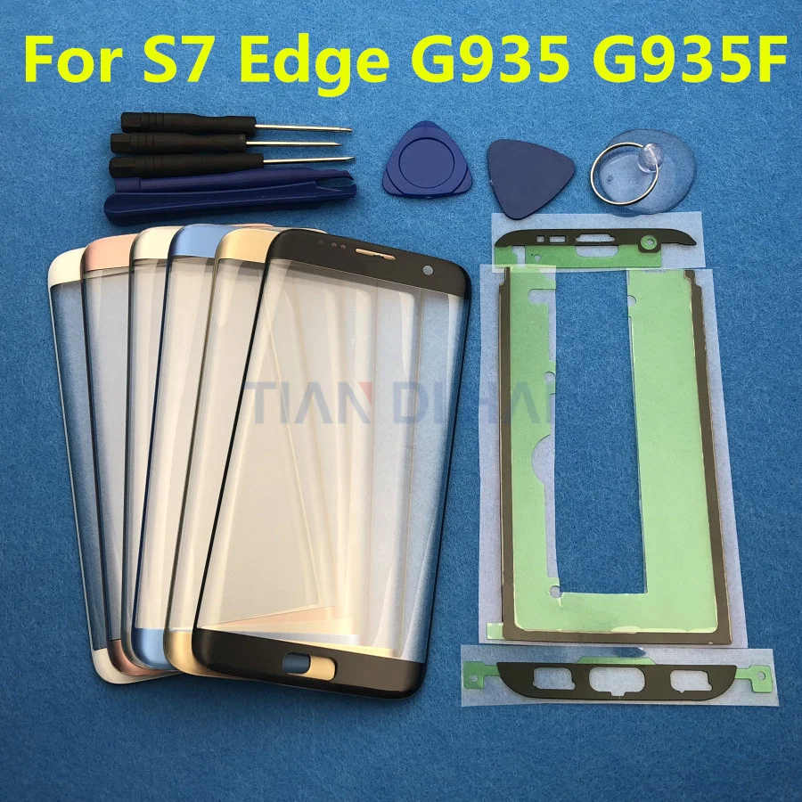 

Replacement External Glass For Samsung Galaxy S7 Edge G935 S6 Edge G925F LCD Display Touch Screen Front Glass External Lens
