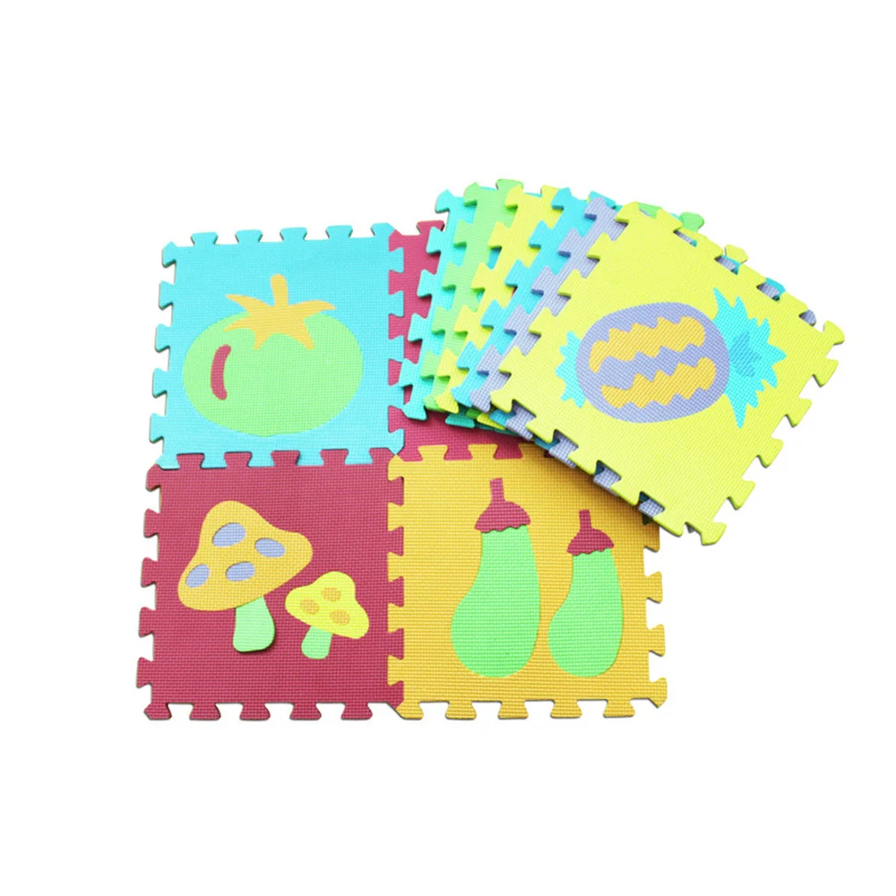 

10pcs Animal Pattern Foam Puzzle Kids Rug Carpet Split Joint Eva Baby Play Mat Indoor Soft Activity Puzzle Kids Educational Toys