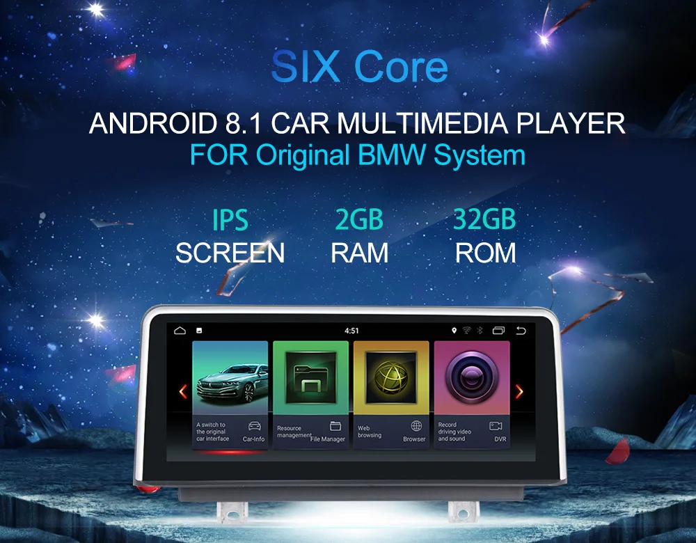 MEKEDE ips экран Android 8,1 6 ядерный HD четырехъядерный 1024*480 сенсорный экран стерео для BMW E90 e91 Wifi 3g gps