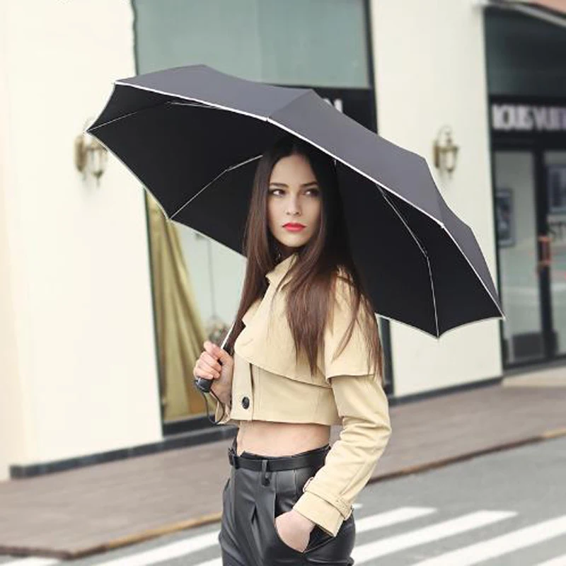 

Fancytime WindProof Folding Automatic Umbrella Rain Women Auto Luxury Big Windproof Three-folding Rainny Umbrellas for Men Women