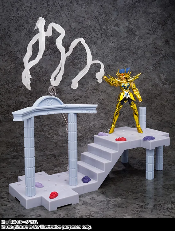Bandai D. D. Панорама сцена святая Сейя Золотой Миф Ткань Shiryu Shun shaka Athena seiya фигурка модель 10 см
