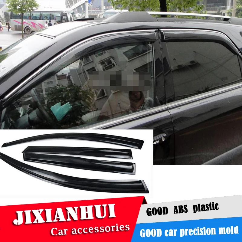 Пластиковый козырек для окна KIA sportage 2007-2013 дефлектор защиты от солнца и дождя 4