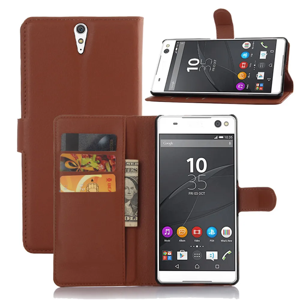 CellPhone Cases Coque For Sony Xperia C5 Ultra PU Flip Leather Case Fundas Capa Magnetic Cover Stand Wallet Bag With Card Holder CellPhone Cases Coque For Sony Xperia C5 Ultra PU Flip Leather Case Fundas Capa Magnetic Cover Stand Wallet Bag With Card Holder