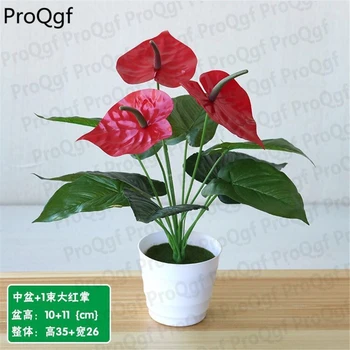 

Prodgf 2Pcs A Set authurium fake