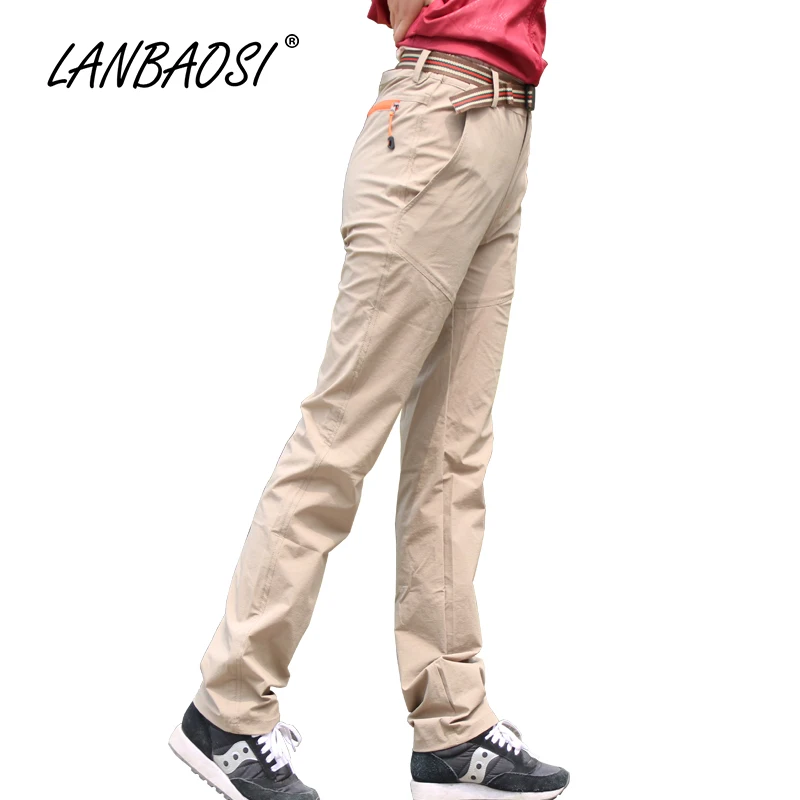 LANBAOSI Trekking pantalones para mujeres protección solar rápido seco Anti-uv resistente al agua senderismo viajar Mountaineer Pantalones LANBAOSI Trekking pantalones para mujeres protección solar rápido seco Anti-uv resistente al agua senderismo viajar Mountaineer Pantalones