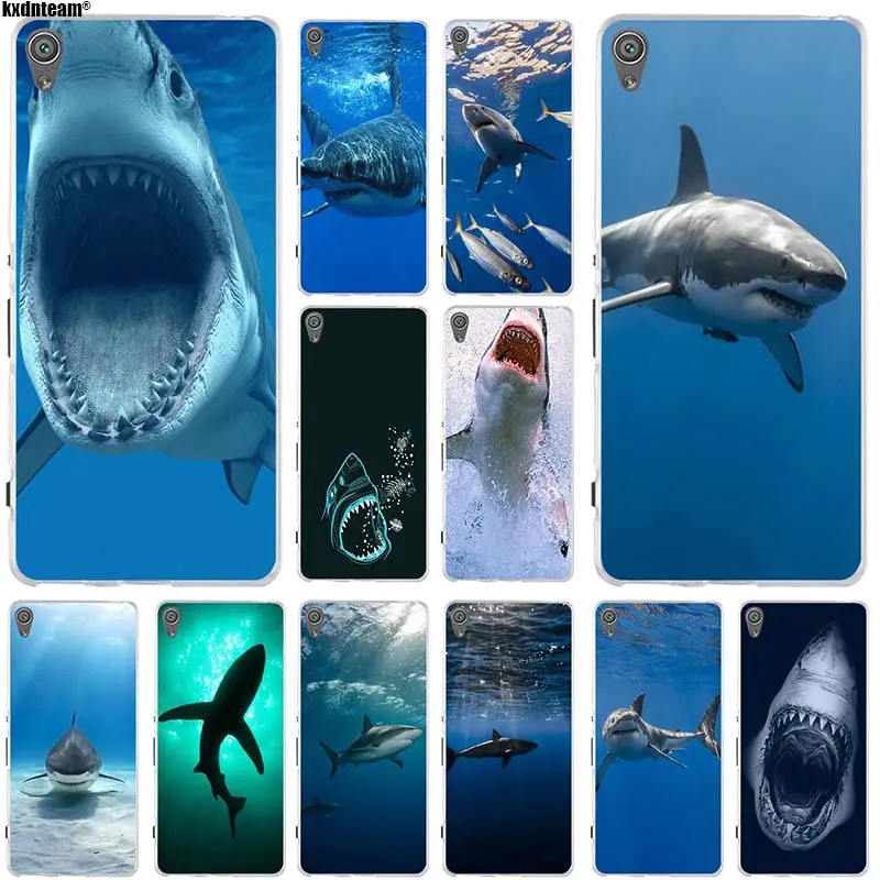 

Silicone Soft TPU Mobile Phone Cases For Sony Xperia Z Z1 Z2 Z3 Z4 Z5 Compact Mini M2 M4 M5 E3 T3 Shell Ocean Whale Sharks Fish