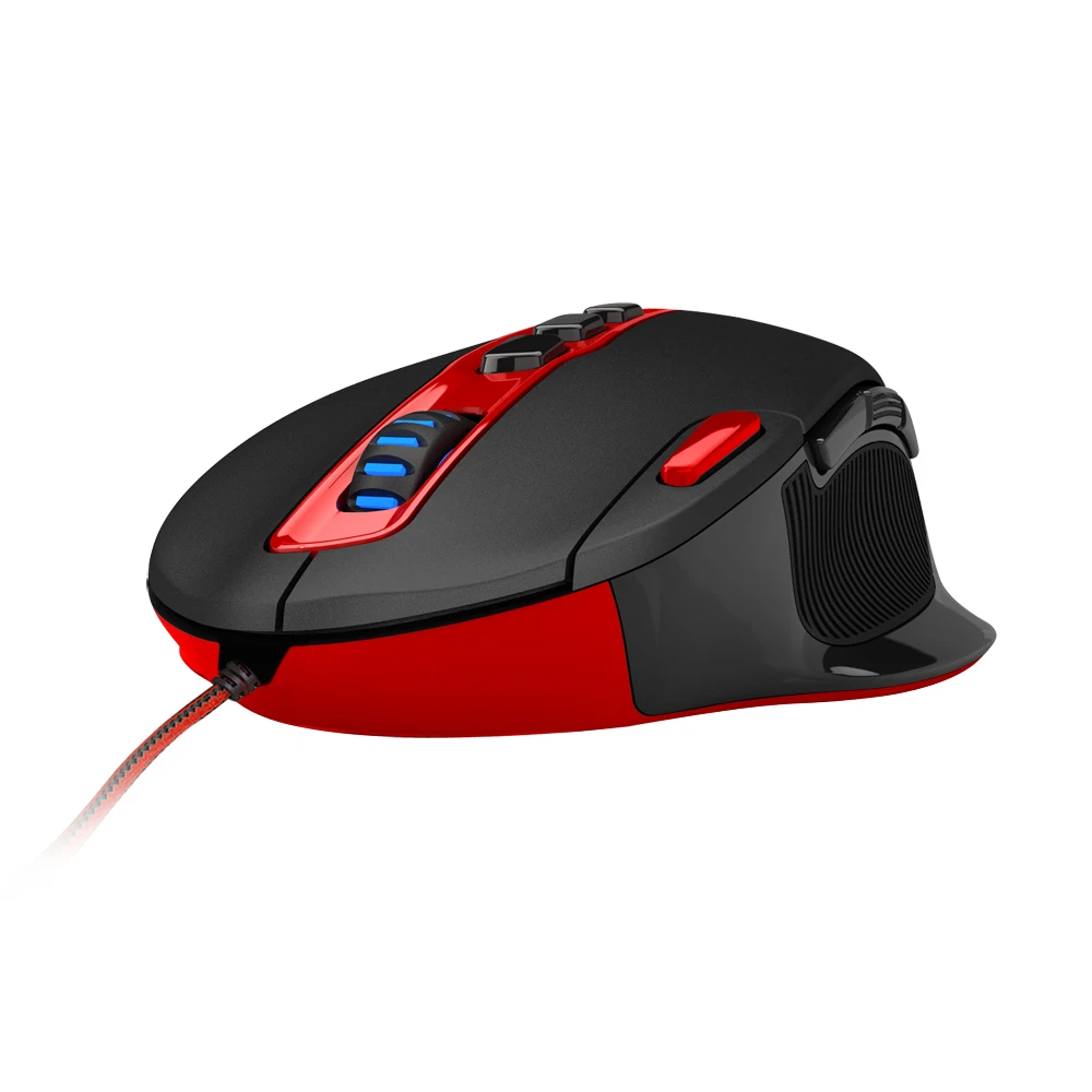 Игровая программируемая мышь Redragon 14400 DPI с боковыми кнопками Регулируемый Вес