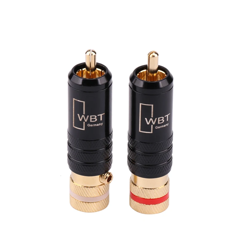Разъемы Sindax RCA штекеры стандартной длины штекер сигнальной линии WBT 0144 lotus head