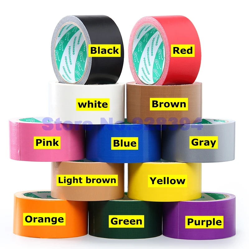 

5cmx10M Single-sided Carpet Cloth Duct Tape Multi-Purpose Durable Waterproof Easy Tear Tape Choose Color 1Roll