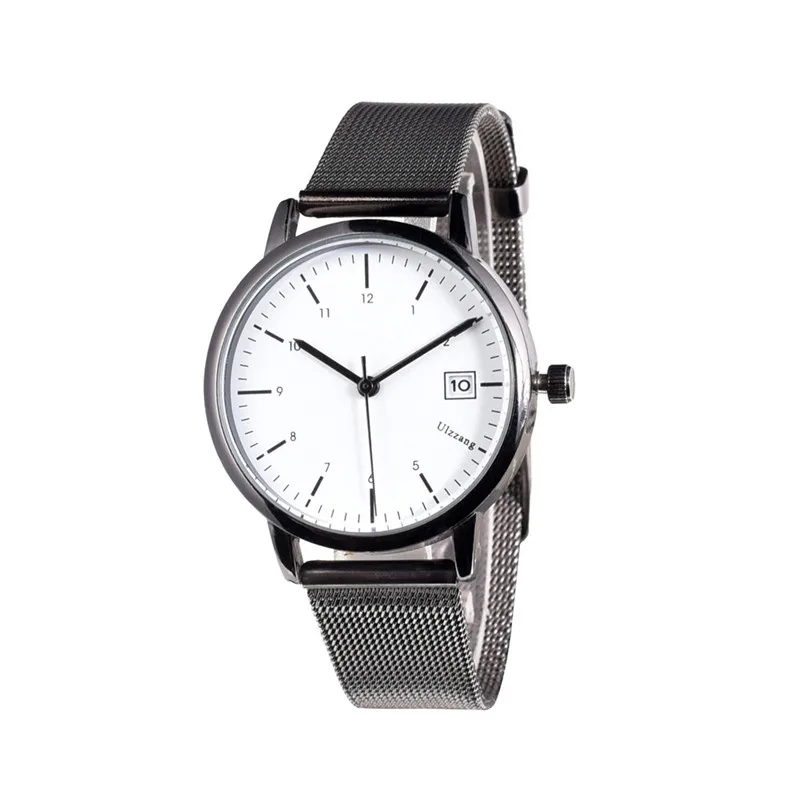 Пара часов классические ретро мужские часы тренд простые парные часы для влюбленных антикварные часы Relogio Masculino Белый Черный saat