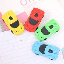 1 шт. Новинка 3D маленький автомобильный ластик Kawaii Милая мультяшная Резина Ластик креативный канцелярский школьный офисный подарок для детей