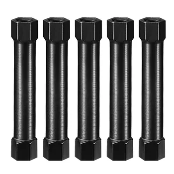 

Uxcell 5pcs/lot Two Side Female Thread Lightweight Aluminum Standoff M3x45/50/60mm Hex Porch Column Standoff Spacer Black Red