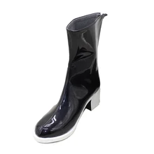 Cosplay Touken Ranbu Online Shishiou Men's Shoes High Quality Leather Boots Custom 5056 uwowo izuminokami kanesada cosplay touken ranbu online anime men costume touken ranbu cosplay izuminokami kanesada