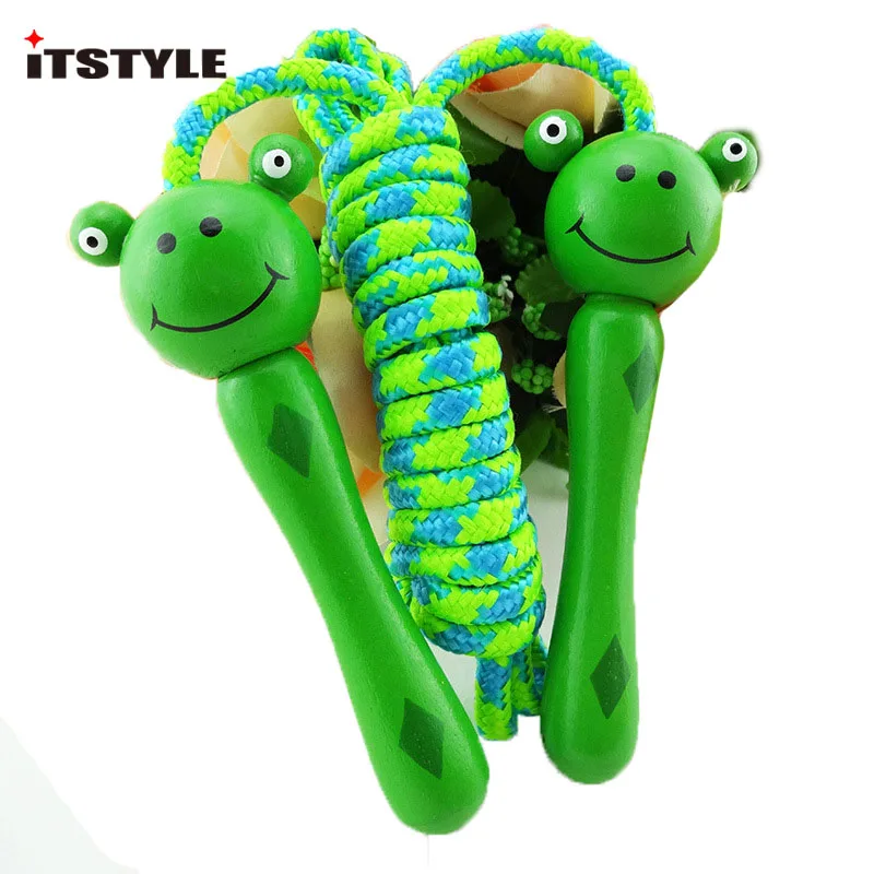 

ITSTYLE Wood Kids Jump Ropes Sport Body building kindergarten Skipping Rope