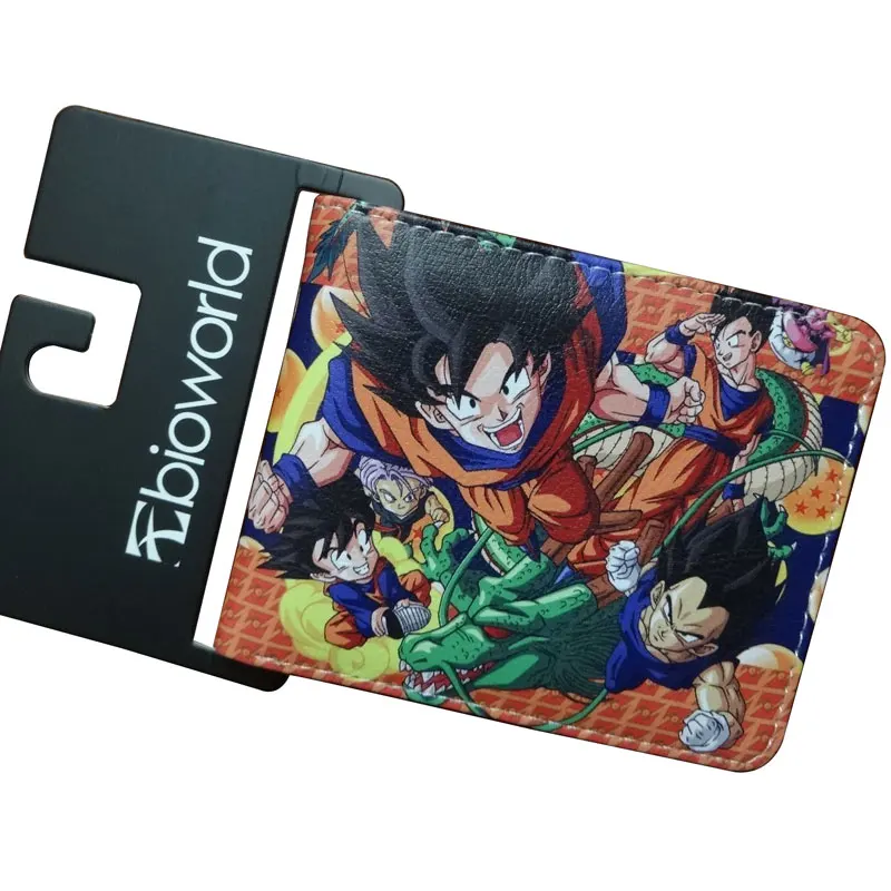 Горячая новинка аниме-кошелек мультфильм Dragon Ball кошельки carteira анимация держатель карты сумки подарок для мужчин дети кожаный короткий кошелек - Цвет: L