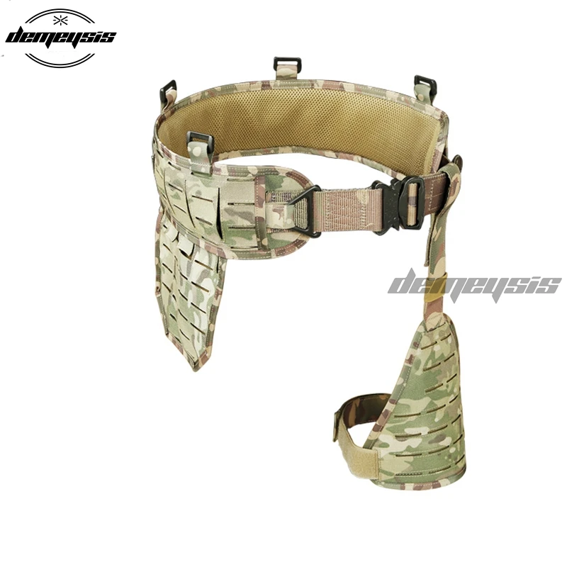 Outdoor Military Airsoft Belt Army Tactical Waist Support Hunting Combat Waist Airsoft Shooting Belt Cummerbunds Equipment - Цвет: multicam