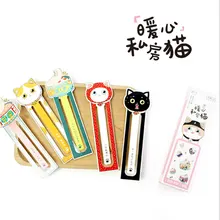 30 шт./кор. красивый прекрасный кот подарок закладки маркер канцелярские подарок реалистичные Kawaii мультфильм закладки для офиса школьные принадлежности