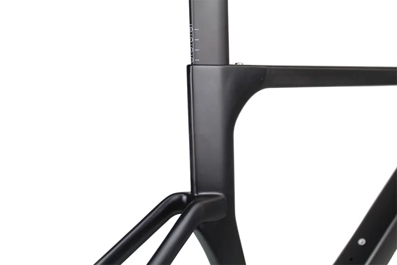 Best 2018 MIRACLE Bike Carbon Road Frame 58cm BB30 Di2 Mechanical Carbon Road bicycle frame/fork/seatpost with Brake TRP 5